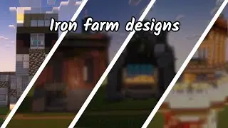 From Factories to Lighthouses – 4 Unique Iron Farm Designs!