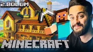 DEVASA EKİP EVİMİZİ YAPTIK! KÖYÜMÜZÜ OLUŞTURUYORUZ! EFSANE! Minecraft 2. Bölüm