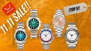 5 more AMAZING AliExpress 11.11 sale watches!