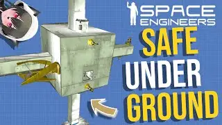 Make Underground Bunker More Raid-Resistant, Space Engineers Warfare Survival Building Tactic