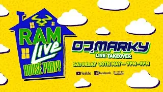 RAMLive House Party - 30/05/20 - 7pm-9pm - DJ Marky Live Takeover