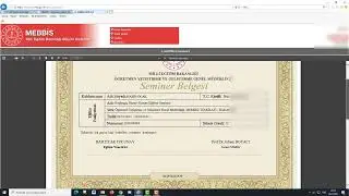 Mebbis Hizmetiçi Eğitim Modülü Ders 3 - E-Sertifika ve E-Sertifika Doğrulama