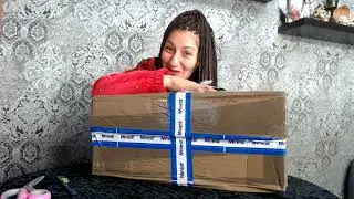 Unpacking a gift from a subscriber