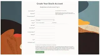 How to create Oracle account to download java JDK | How to sign in oracle account