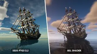 WHY DO I LIKE SEUS PTGI E12 ? | Minecraft Shaders Comparison: SEUS PTGI E12 vs BSL