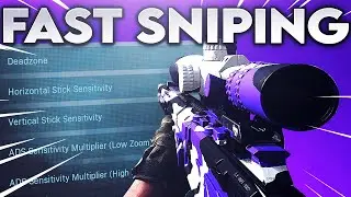 THESE SETTINGS will make you the FASTEST SNIPER in Modern Warfare (Best MW Settings/Sensitivity)