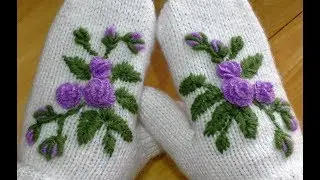 We embroider mittens. Simple and fast!