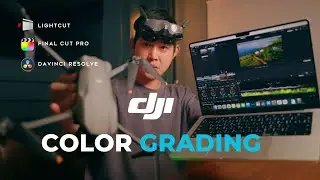 แต่งสีวีดีโอ DJI MAVIC MINI AIR AVATA ด้วยมือถือ, iPad และ Macbook | DJI Color Grading