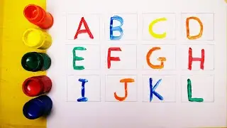 A For Apple B For Ball, ABCD read and writing for kids, a for apple, alphabet, nursery class a b c