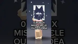 0 ROBUX OUTFIT IDEA 💡 MISS CIRCLE FPE 😁 