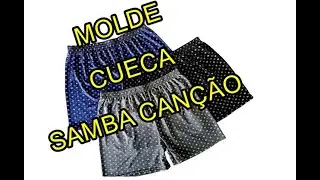COMO FAZER MOLDE CUECA SAMBA CANÇÃO, SHORTE DE DORMIR, PRAIA, PISCINA...