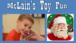 McLain Gets a Call from Santa!!! #Santa