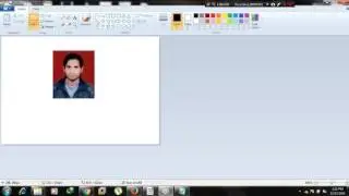 How to make passport size photo using paint   LOOK LIKE