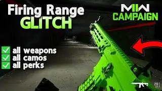 MW2 Campaign Firing Range GLITCH! HOW TO for Console & PC! (Modern Warfare 2 All Camos, All Weapons)