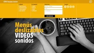 Diseño Web Responsive Multimedia con Menú Deslizable, HTML5, CSS3, jQuery, PHP