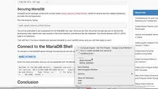 how to install mariadb into centos 8