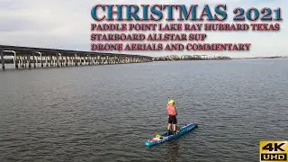 PADDLE POINT LAKE RAY HUBBARD SUP TEXAS CHRISTMAS 2021 STARBOARD ALLSTAR