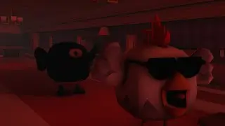 😨 ЧИКЕН БЕЖИТ ОТ DOORS | ЧИКЕН ГАН МЕМ - Chicken Gun Memes