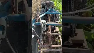 Самодельный мотоблок с грохотной копалкой
