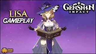 Genshin Impact - Lisa Gameplay [JPN Dub]