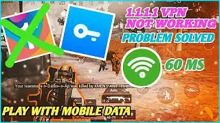 1.1.1.1 Vpn Not Working Fix The Problem IN Pubg Mobile | Restrict Area fix | sdexp gaming |