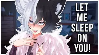 ASMR Snuggles With Furry Femboy Wolf 🐺 | Sniffing, Headpats, and RAWRS! 🐾