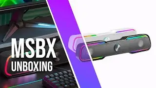 Advanced gaming RGB soundbar MSBX - UNBOXING | Mars Gaming
