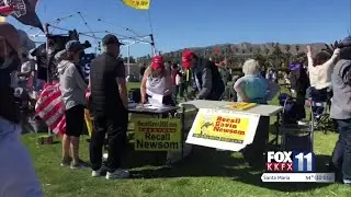 Recall rally in Ventura gathers signatures to remove Gov. Gavin Newsom