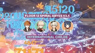 International Childe All Chambers - Floor 12 Spiral Abyss 3.5 (Genshin Impact)