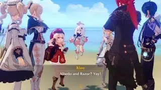 klee happy birthday moment•Genshin Impact