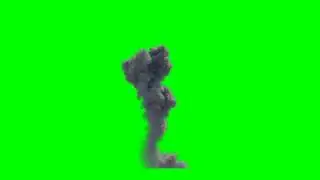 Dust explosion VFX green screen