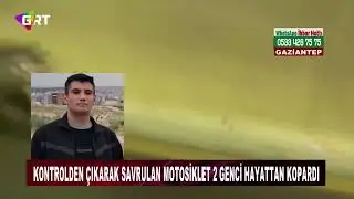 Kontrolden çıkarak savrulan motosiklet 2 genci hayattan kopardı