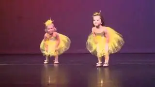 Adorable and funny two year old dance recital.  