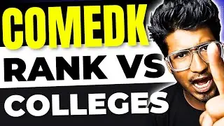 COMEDK 2025 | Rank vs College Detailed analysis | Top 15 COMEDK Colleges