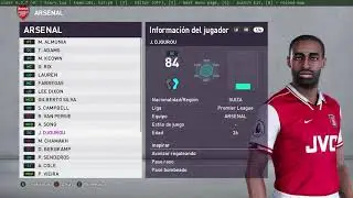 CLASSIC PES 2020-ARSENAL SQUAD