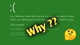 why windows 11 showing green screen of death | windows green screen of death