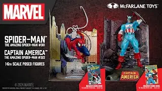 NEW Marvel™ Bundle (2) 1:6th Scale Posed Figures w/Scenes  | Action Figure Showcase
