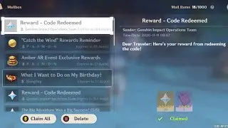 Genshin impact: Promo code as of 11/11/2020