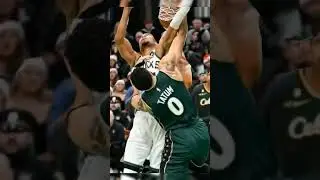Tatum With The Slam #basketball #nba #jaysontatum #giannis #dunk #poster #contactdunk