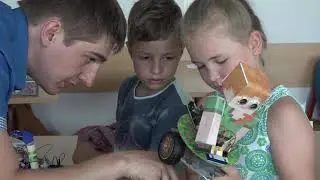 Robotikas nometne Skrundas vidusskolā