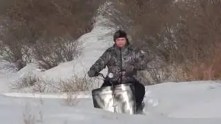 Мухтар в горку.