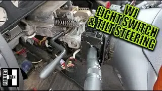 JEEP GRAND CHEROKEE WJ HEADLIGHT SWITCH REPLACEMENT AND TILT STEERING FIX