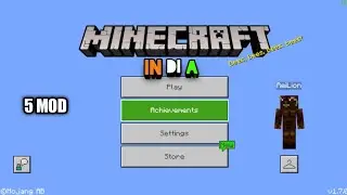 four minecraft mod turns minecraft into minecraft india #1 ll #mastermindnv