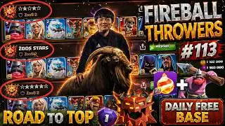 🥇 Attacking the GOAT 3 Times in the Same Day | FREE TH18 BASE LINK | Daily Ranked Attacks #113