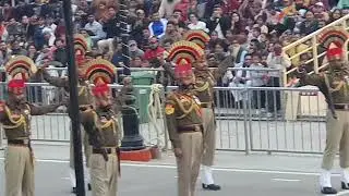 Wagha Attari Border beating retreat ceremony  