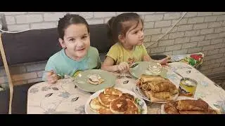 В гостях у Ольги Уралочки,завтрак.