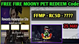 Free Fire New MOONY Pet Redeem Codes - 25 May New Moony Top Up Redeem Code Free Fire - Redeem Codes
