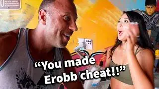 Angry Knut destroys ExtraEmily's lemonade stand