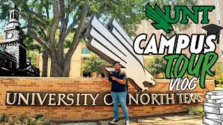 University of North Texas- Campus Tour🦅 #vlog #telugu #msinusa #unt