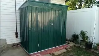 Devoko Metal Outdoor Storage Shed CC10-L 6x4 Assemble
